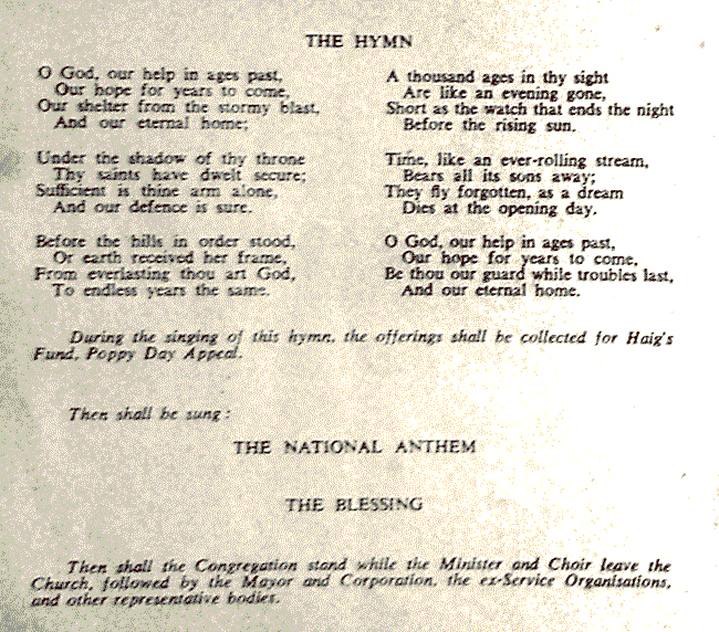 Book of Remembrance - Dedication Order of Service