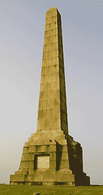 the tall obelisk, in the late spring evening sunshine, by Simon Chambers