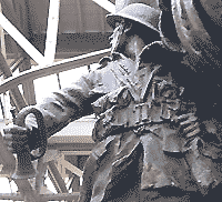 bugler from the memorial, by Simon Chambers