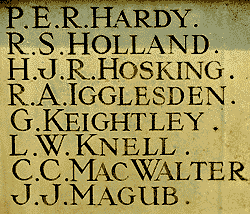 panel of names 3, by Simon Chambers