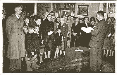 Reading from the Book of Remembrance, courtesy John Wells