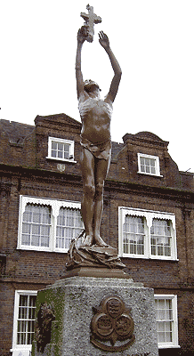 Memorial outside Maison Dieu, by Simon Chambers