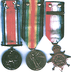 E T Bish's medals, courtesy L Bish