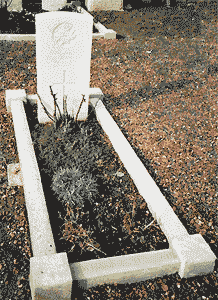 Montague's grave, courtesy Mr Johnson