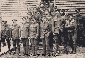 group of soldiers, courtesy Brian Maxted