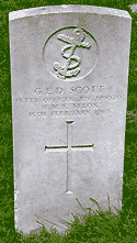 GED Scott, gravestone, by Joyce Banks