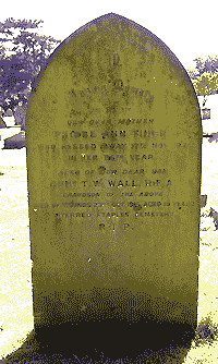TW Wall gravestone at Charlton, by Simon Chambers