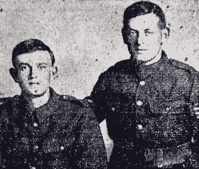 Arthur and Walter Watts , courtesy Dover Express