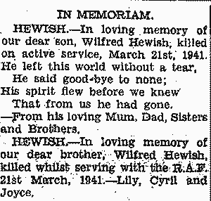 in memoriam 1943, courtesy Dover Express