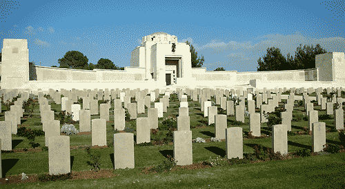 the memorial and cemetery, by Fred Strauss