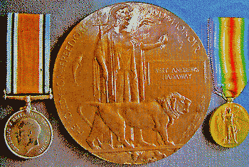 medals and penny, courtesy Danny O'Connell