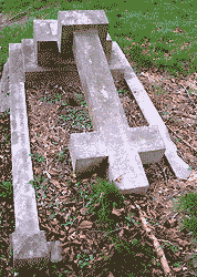 grave of Mrs Mills, also commemorating Percy, courtesy Joyce Banks