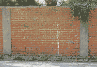 Albany Place wall, by Simon Chambers