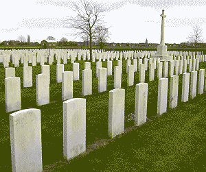 The Huts cemetery, Belgium, by Simon Chambers