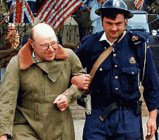 CD man helping pilot