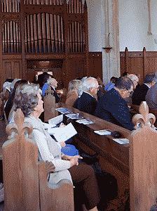 congregatin in the church, by Simon Chambers