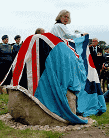 unveiling the memorial