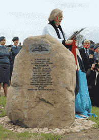the memorial unveiled