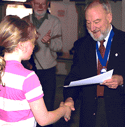 presenting certificate