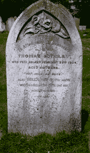 gravestone, by J Banks