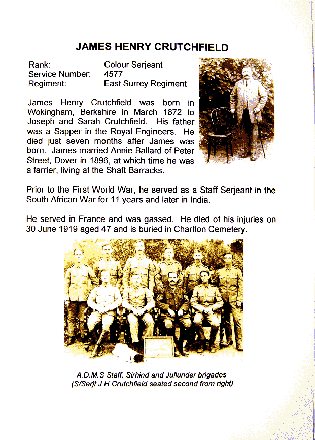 information panel about James Crutchfield