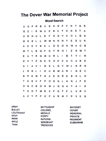 a word search