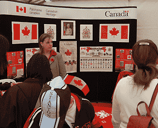 Canadian heritage stand