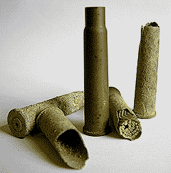 cartirdges from a Belgian battlefield, by Simon Chambers