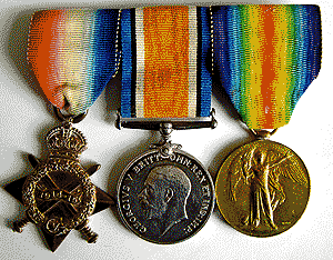 Great War medals from a Second Leiutenant, by Simon Chambers