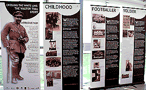 some panels at exhibition